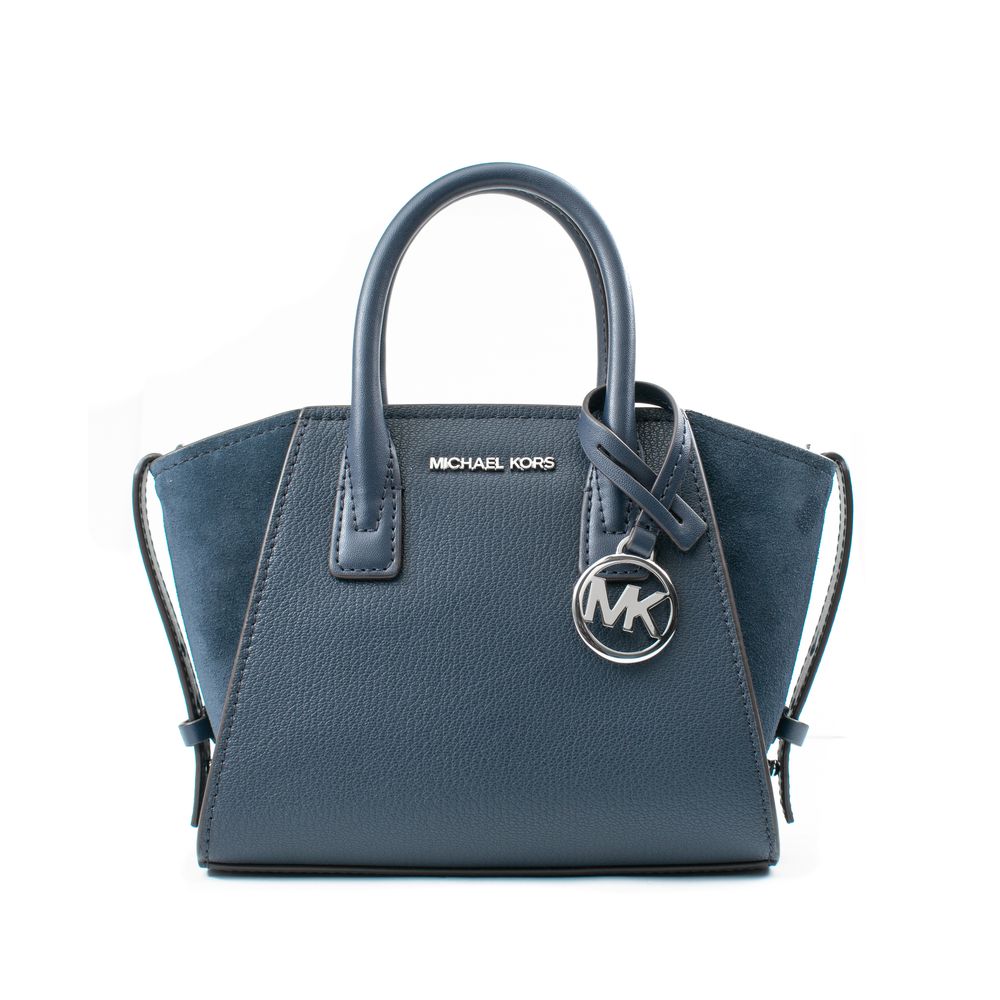 Michael Kors Blue Canvas Handbag