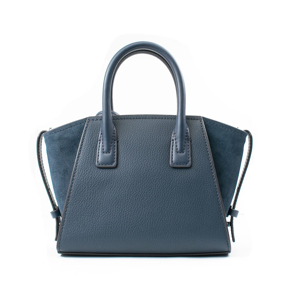 Michael Kors Blue Canvas Handbag