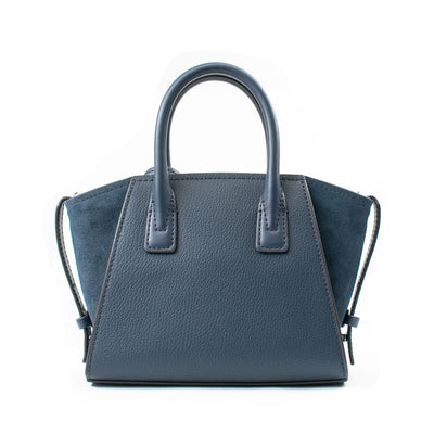 Michael Kors Blue Canvas Handbag