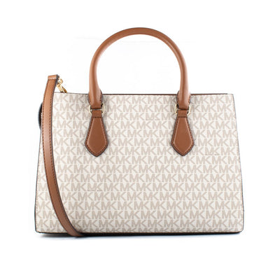 Michael Kors Beige Canvas Handbag