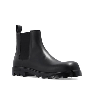 Bottega Veneta Black Calfskin Chelsea Boots