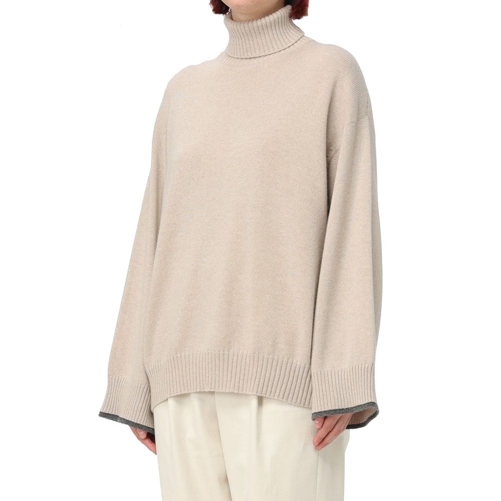 Brunello Cucinelli Beige Cashmere Cashmere Sweater