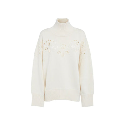 Chloé White Wool Sweatshirt