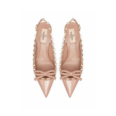 Valentino Garavani Beige Calfskin Pumps