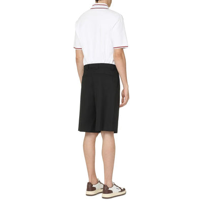 Gucci Black Polyester Bermuda Shorts