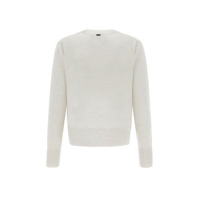 Herno White Cashmere Cashmere Sweater
