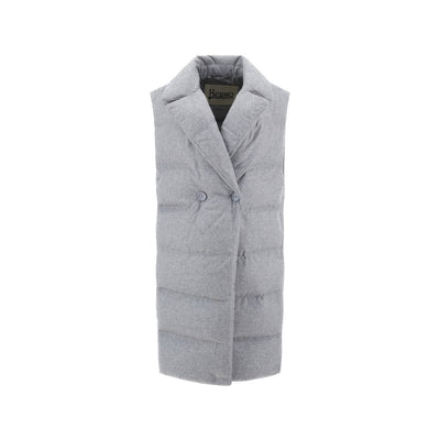 Herno Gray Cashmere Coat