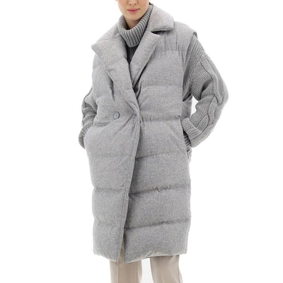 Herno Gray Cashmere Coat