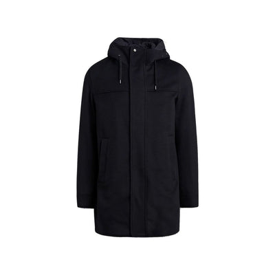 Herno Black Cashmere Coat