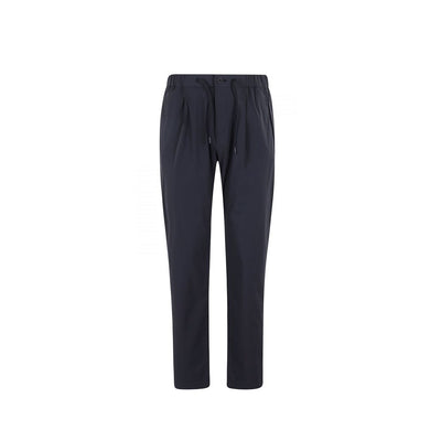 Herno Blue Wool Casual Pants