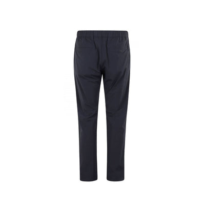Herno Blue Wool Casual Pants