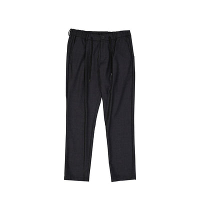 Herno Gray Wool Casual Pants