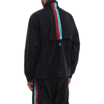 Marcelo Burlon Black Polyamide Shell Jacket