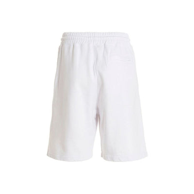 Marcelo Burlon White Cotton Shorts