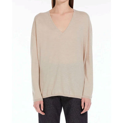 Max Mara Beige Cashmere Cashmere Sweater