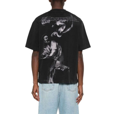 Off-White Black Cotton T-Shirt