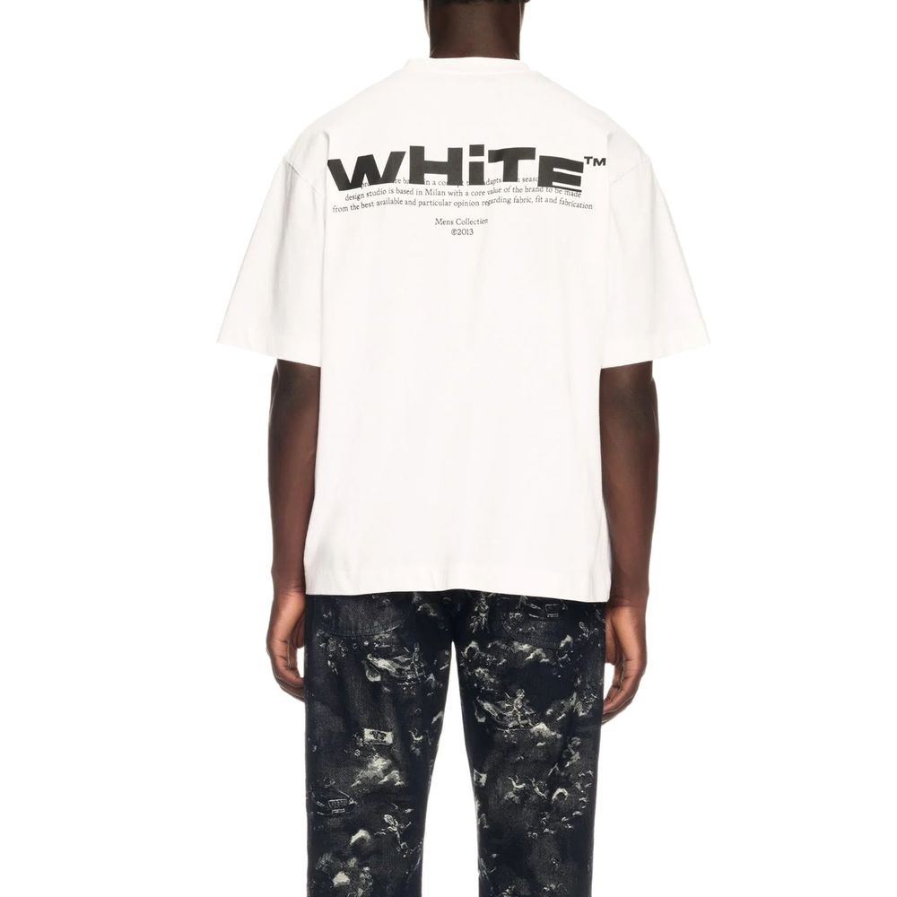 Off-White White Cotton T-Shirt