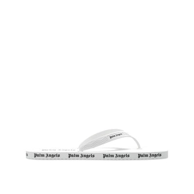 Palm Angels White Rubber Slides