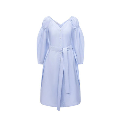 Stella McCartney Blue Cotton Casual Dress
