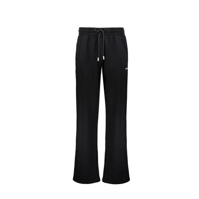 Off-White Black Cotton Casual Pants