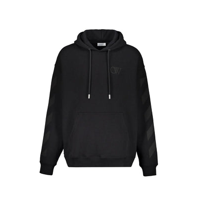 Off-White Black Cotton Sweatshirt