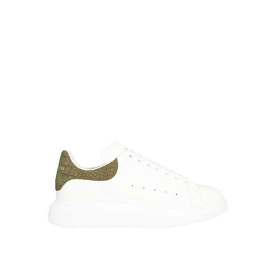 Alexander McQueen White Calfskin Low Top Sneakers