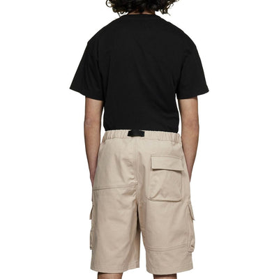 Ambush Beige Cotton Bermuda Shorts