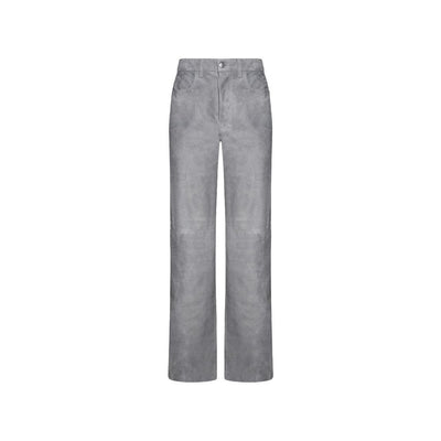 Amiri Gray Leather Pants