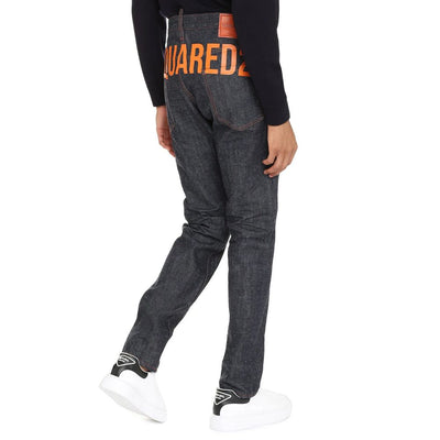 Dsquared² Blue Cotton Skinny Jeans