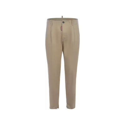 Dsquared² Beige Cotton Chino Pants