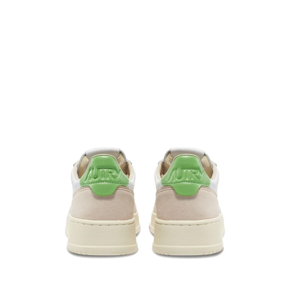 Autry White Leather Low Top Sneakers