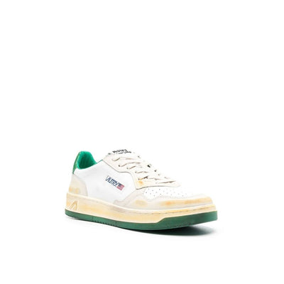Autry White Leather Low Top Sneakers