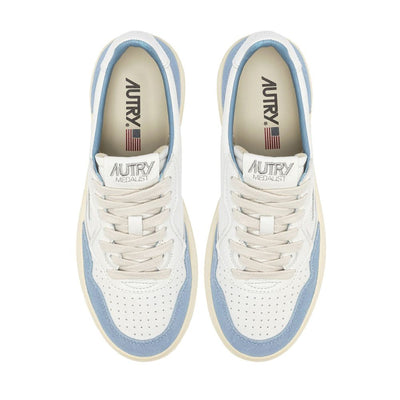 Autry White Leather Low Top Sneakers