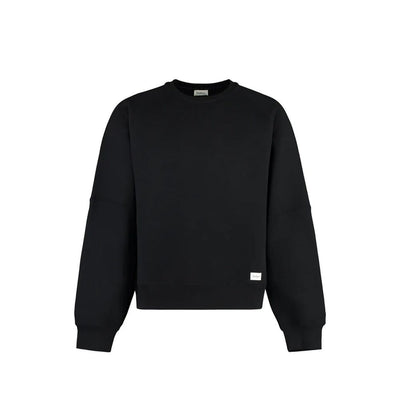 Saint Laurent Black Cotton Sweatshirt