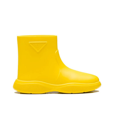 Prada Bicolor Rubber Rain Boots