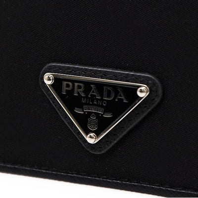 Prada Black Nylon Cardholder