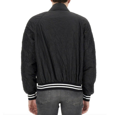 Balmain Black Polyester Bomber