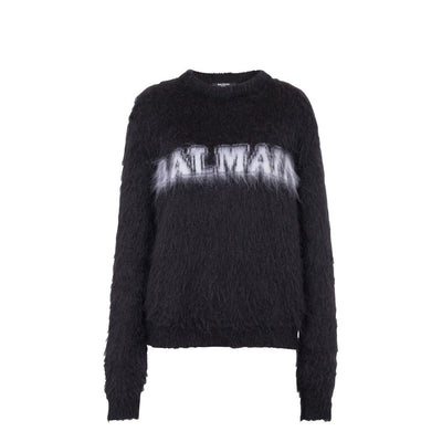 Balmain Black Mohair Sweatshirt