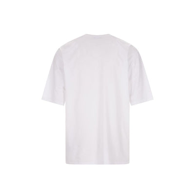 Balmain White Cotton T-Shirt