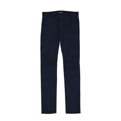 Balmain Blue Cotton Casual Pants