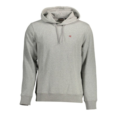 Napapijri Gray Cotton Hoodie