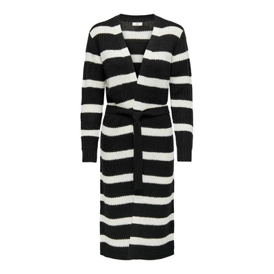 Jacqueline De Yong Black Marabou Cardigan