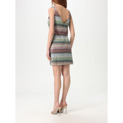 Missoni Bicolor Viscose Cocktail Dress