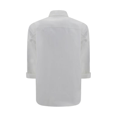 Brunello Cucinelli White Cotton Dress Shirt