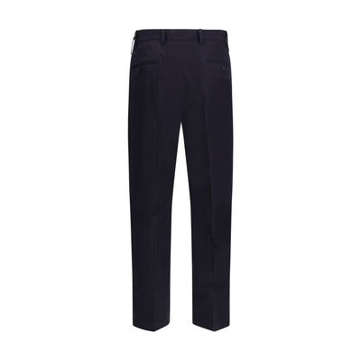 Prada Blue Cotton Dress Pants