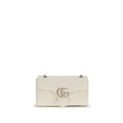 Gucci White Calf Leather Bos Taurus Handbag