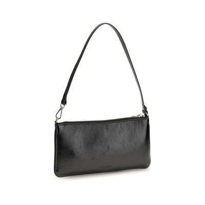 Courrèges Black Cowhide Shoulder Bag