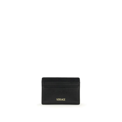 Versace Black Calf Leather Bos Taurus Wallet