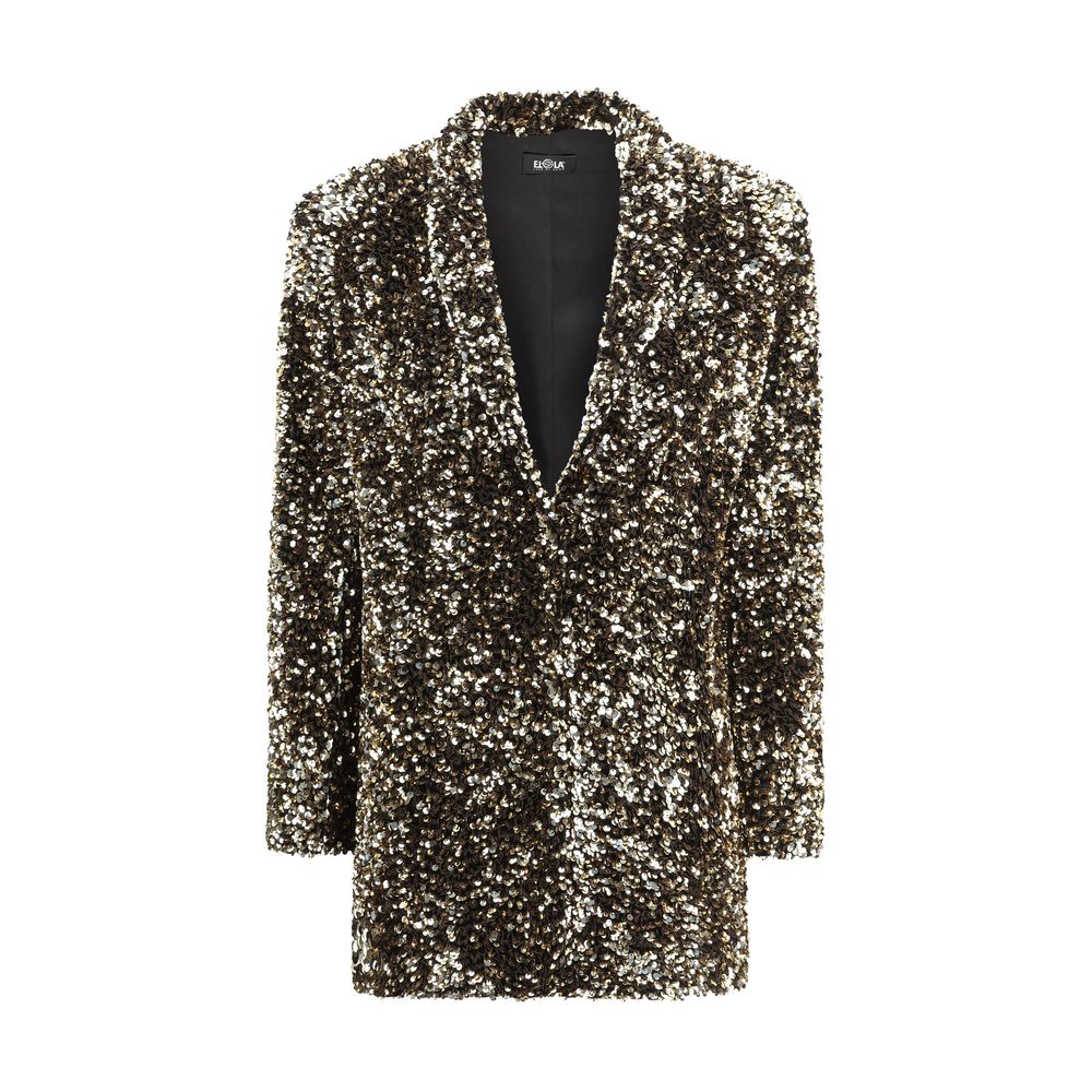 Ella Gold Polyester Coat