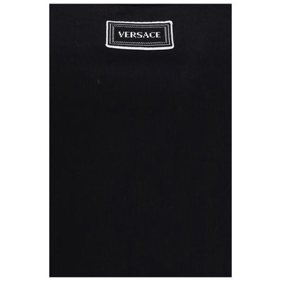 Versace Black Cotton Top